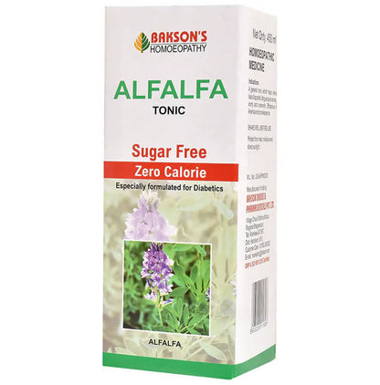 Bakson's Homeopathy Alfalfa Tonic Sugar Free 