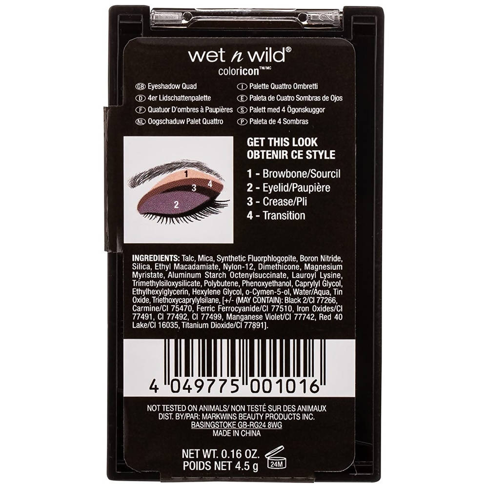 Wet n Wild Color Icon Eyeshadow Quad - Silent Treatment