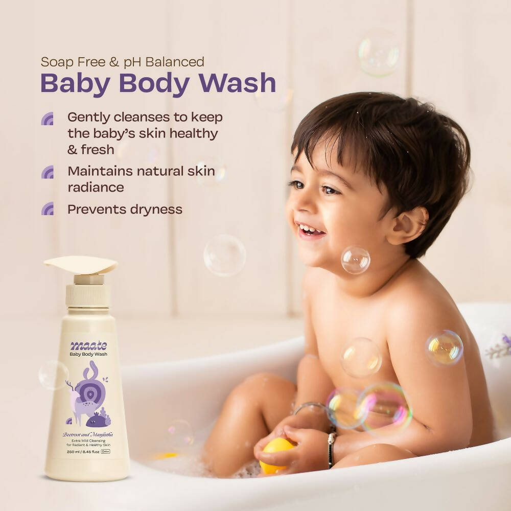 Maate Baby Body Wash | Soft & Supple Baby Skin with Extra Mild Natural Baby Wash