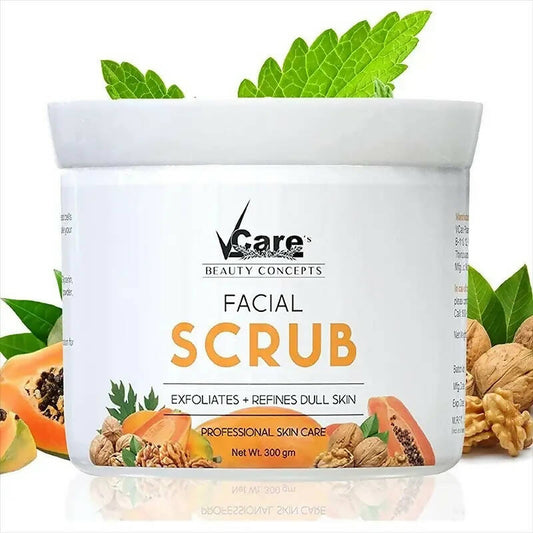 VCare Face Scrub Enriched With Natural Walnut Extracts TrueCure