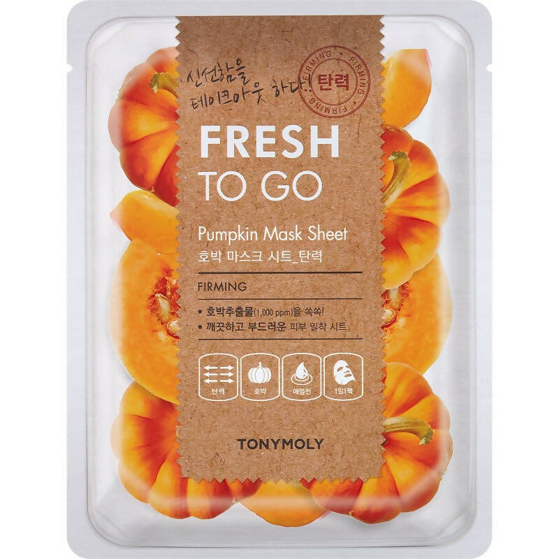 Tonymoly Fresh To Go Pumpkin Mask Sheet Firming TrueCure