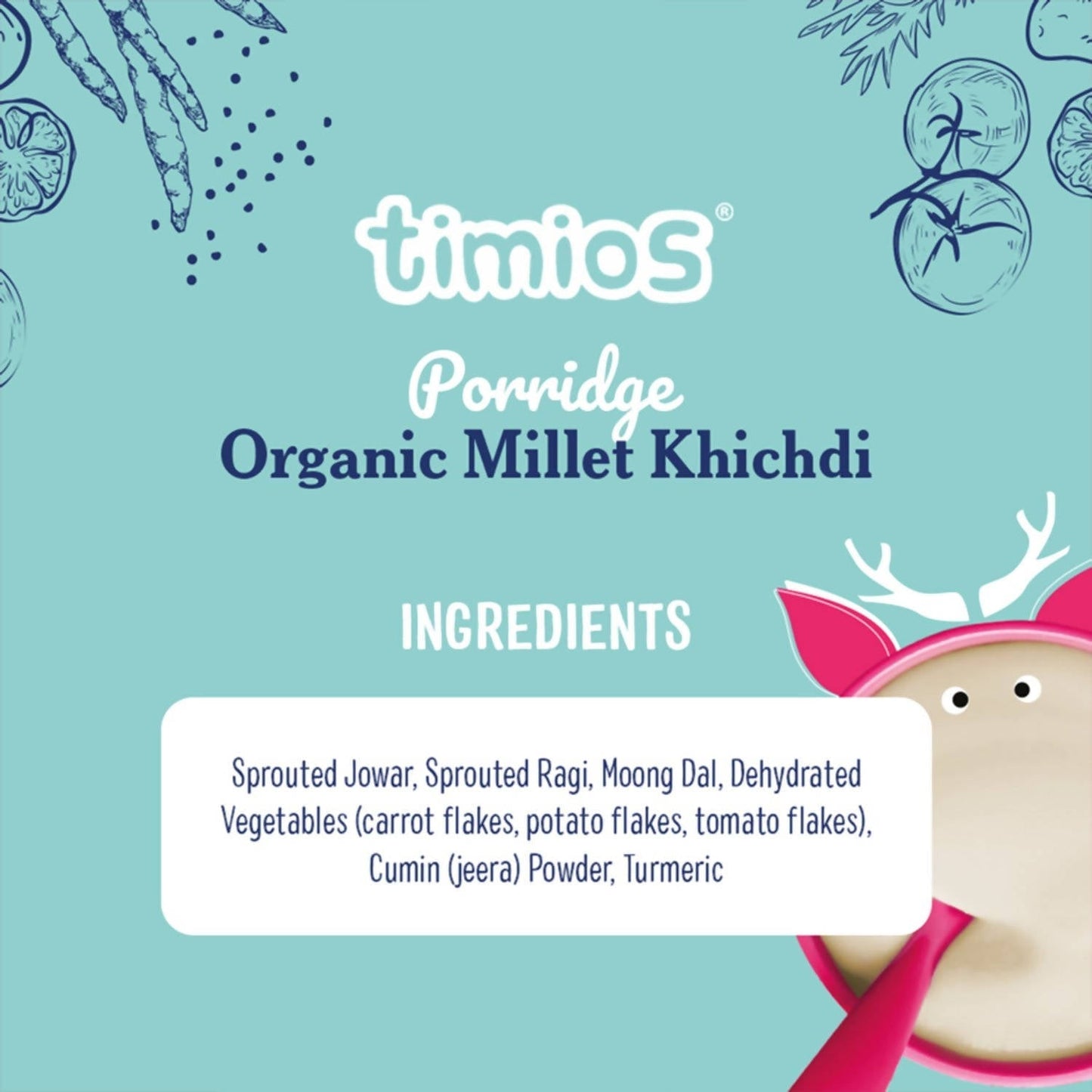 Timios Organic Millet Khichdi Porridge