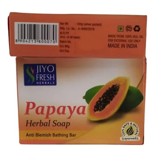 New Shama Jiyo Fresh Papaya Herbal Soap TrueCure