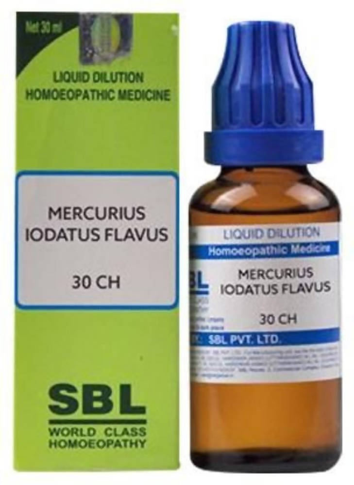 SBL Homeopathy Mercurius Iodatus Flavus Dilution