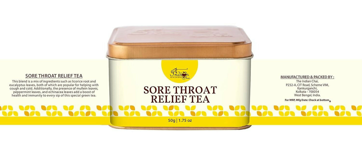 The Indian Chai  Sore Throat Relief Tea