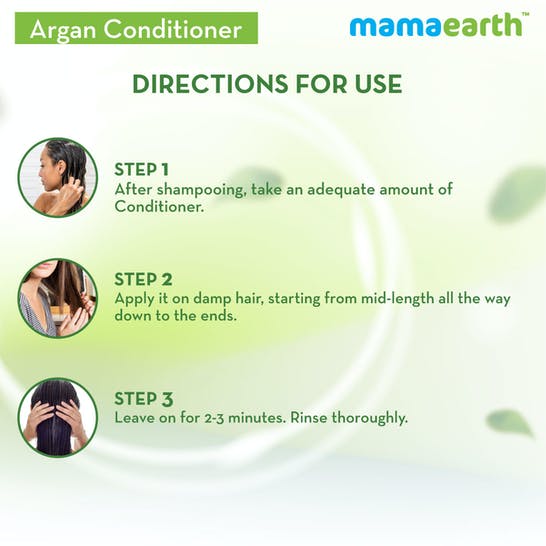 Mamaearth Argan Conditioner For Frizz-Free & Strong Hair