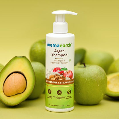 Mamaearth Argan Shampoo For Frizz-Free & Stronger Hair