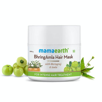 Buy Mamaearth Bhringamla Hair Mask For Intense Hair Treatment Online in USA from Chaijava. Fast shipping available.