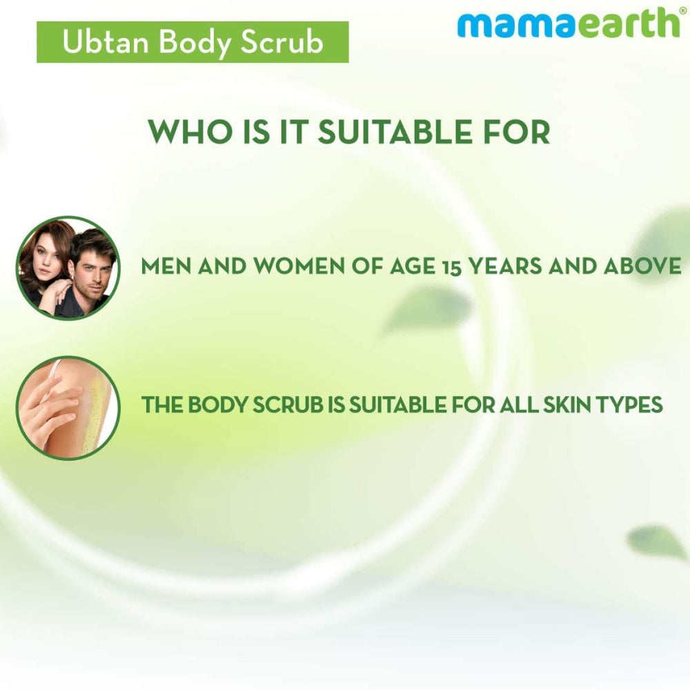 Mamaearth Ubtan Body Scrub with Turmeric & Saffron for Tan Removal