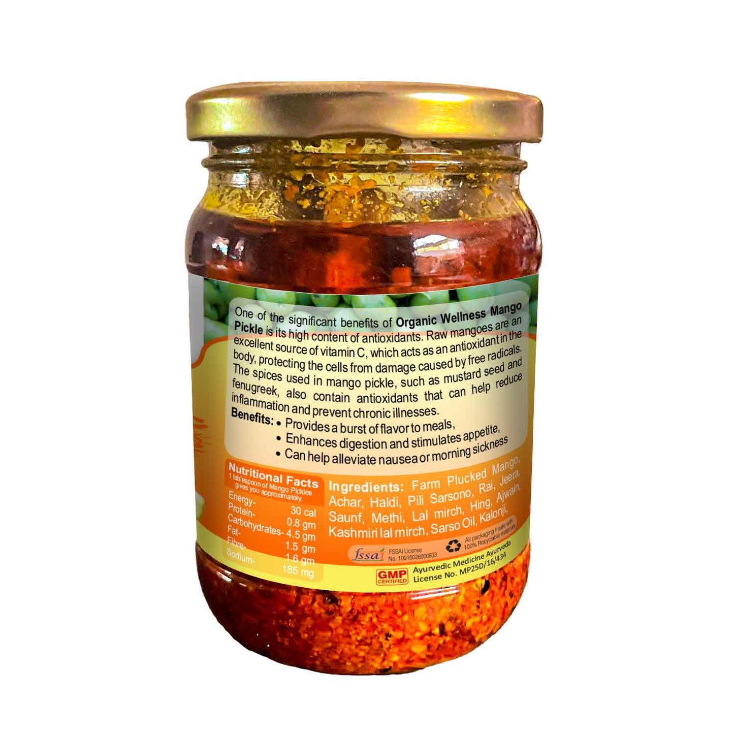 Organic Wellness Mango Pickle