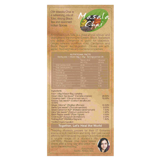 Organic Wellness Masala Chai Teabags