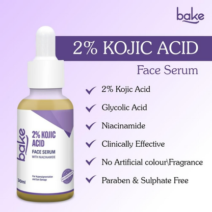 Bake 2% Kojic Acid Face Serum With Niacinamide