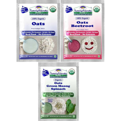 TummyFriendly Foods Certified Oats Porridge Mixes Stage1, Stage2, Stage3, Australia, Canada 