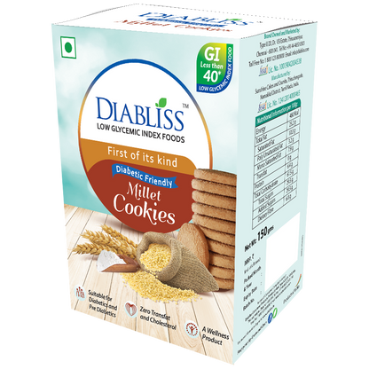 Diabliss Diabetic Friendly Millet Cookies