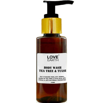 Buy Love Earth Body Wash with Tea Tree & Tulsi Online in USA from Chaijava. Fast shipping available.