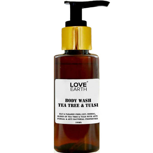Buy Love Earth Body Wash with Tea Tree & Tulsi Online in USA from Chaijava. Fast shipping available.