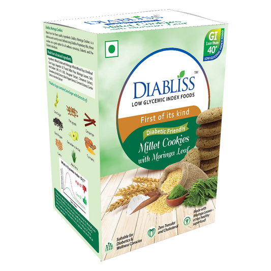 Diabliss Diabetic Friendly Millet Cookies With Moringa Leaf - BUDNE