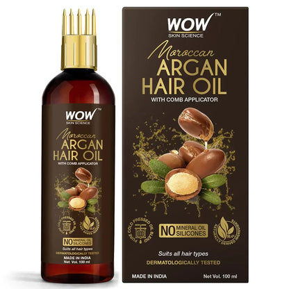 Wow Skin Science Moroccan Argan Hair Oil TCC 