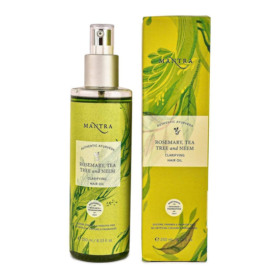 Mantra Herbal Rosemary, Tea Tree and Neem Clarifying Hair Oil buy-in-usa-australia-canada