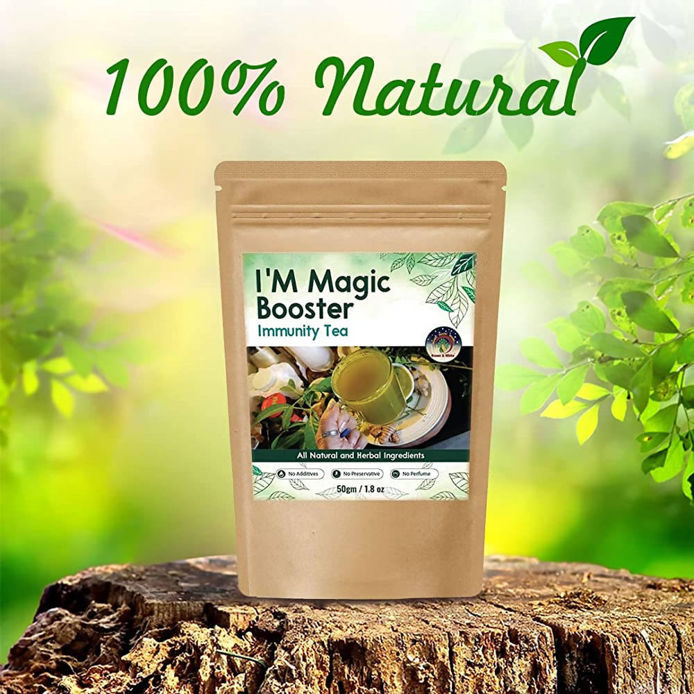 Brown & White I'M Magic Booster Immunity Tea