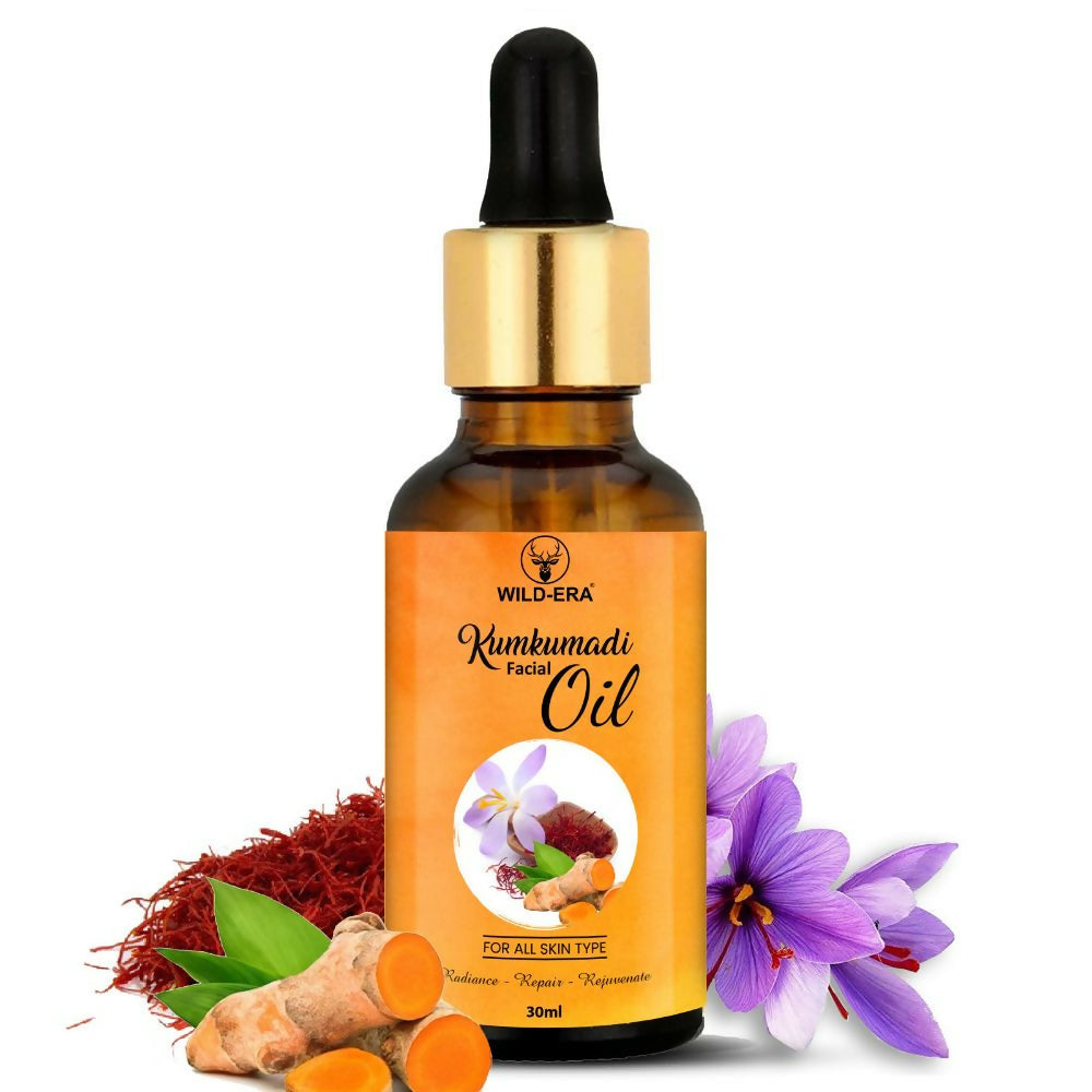 Wildera Kumkumadi Facial Oil For Glowing, Skin Nourishment   