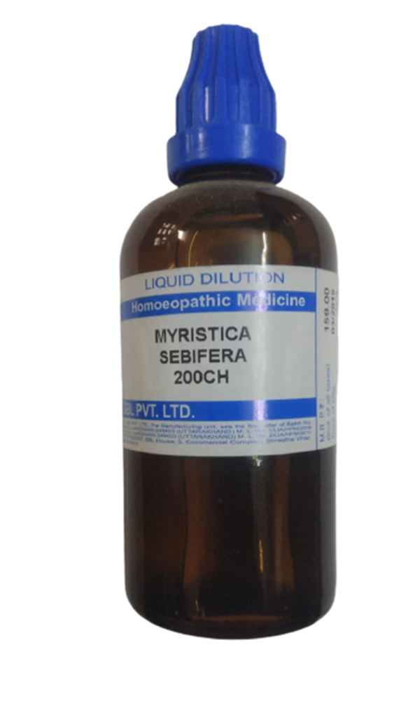 SBL Homeopathy Myristica Sebifera Dilution 200 CH