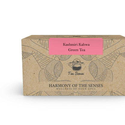 Tea Sense Kashmiri Kahwa Detox Green Tea Bags Box