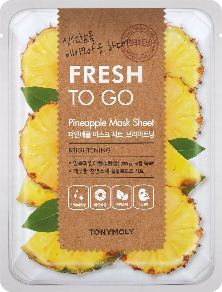 Tonymoly Fresh To Go Pineapple Mask Brightening TrueCure