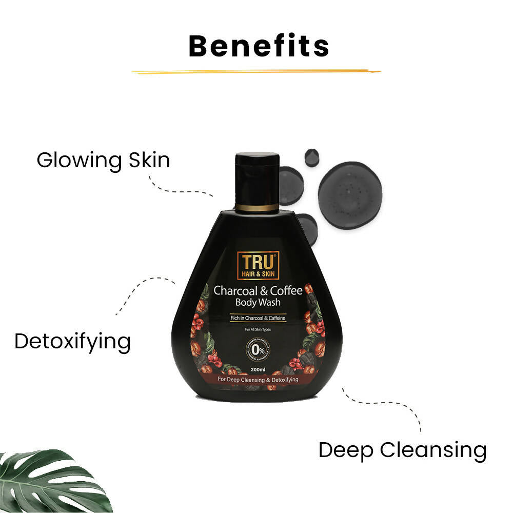 Tru Hair & Skin Charcoal & Coffee Body Wash