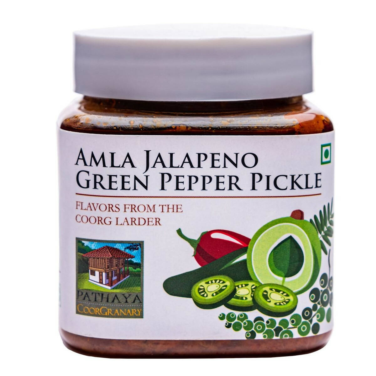 Ainmane Amla Jalapenos & Green Pepper Pickle TrueCure