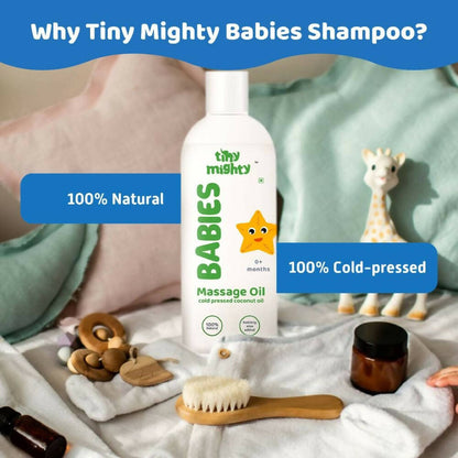 Tiny Mighty Baby Body Lotion And Massage Oil Combo