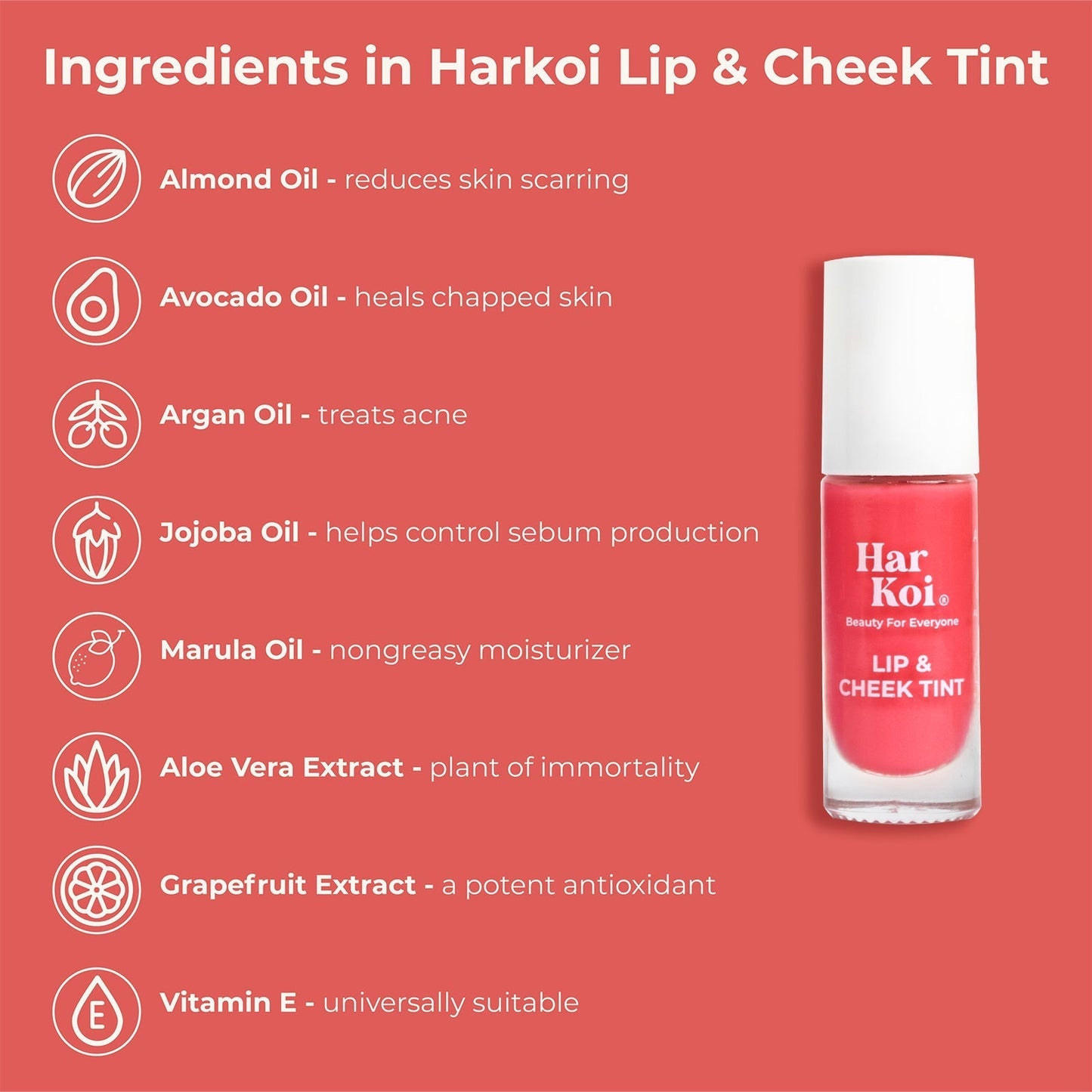 The Harkoi Lip & Cheek Tint- Feminine Pink