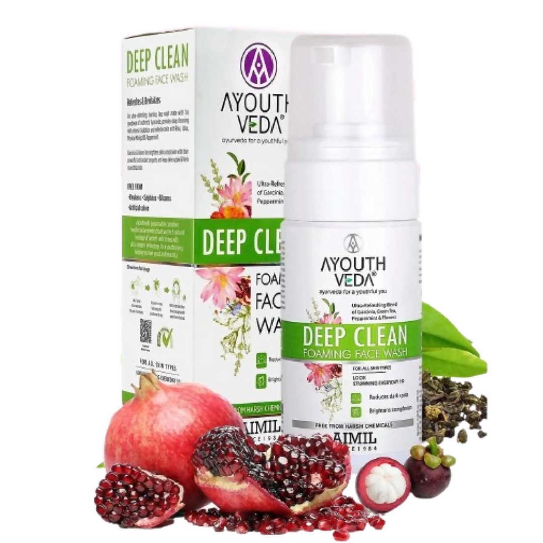 Ayouthveda Deep Clean Foaming Face Wash TrueCure