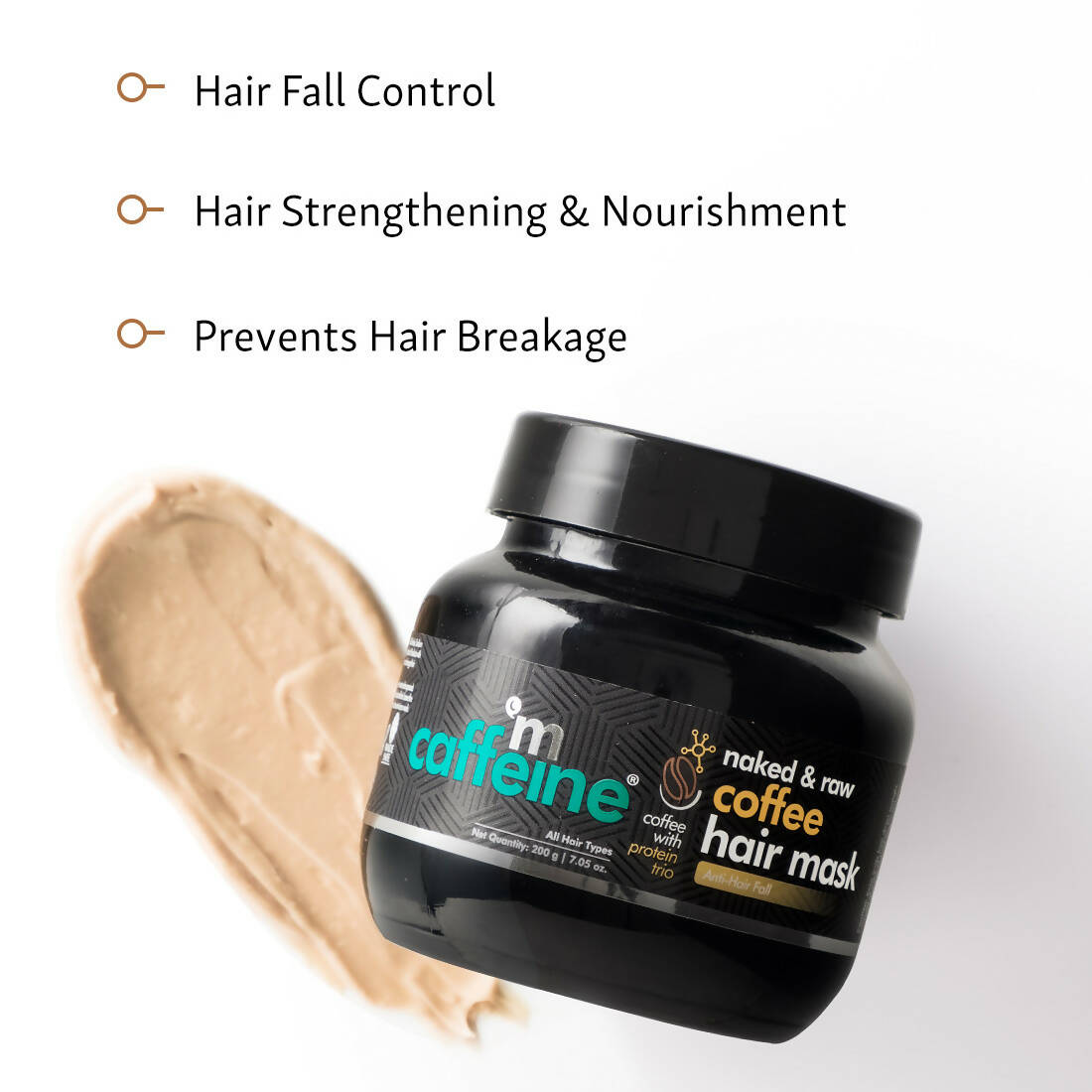 mCaffeine Naked & Raw Coffee Hair Mask