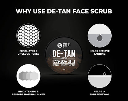 Beardo De-Tan Caffeine Face Scrub