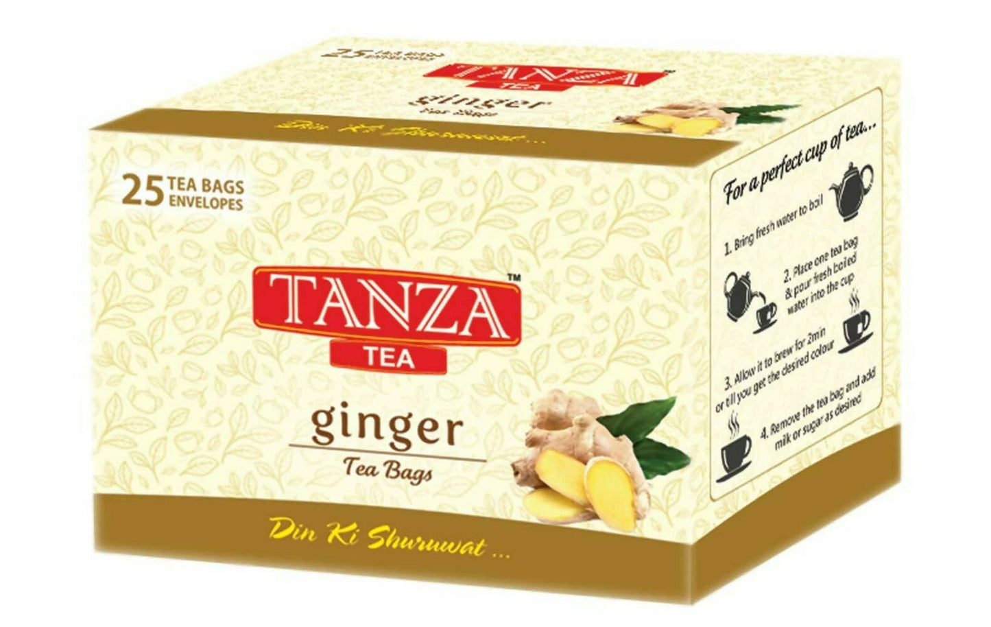 Tanza Tea Ginger Tea Bags   