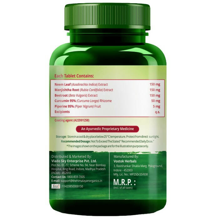 Himalayan Organics Plant Based Blood Detox Tablets