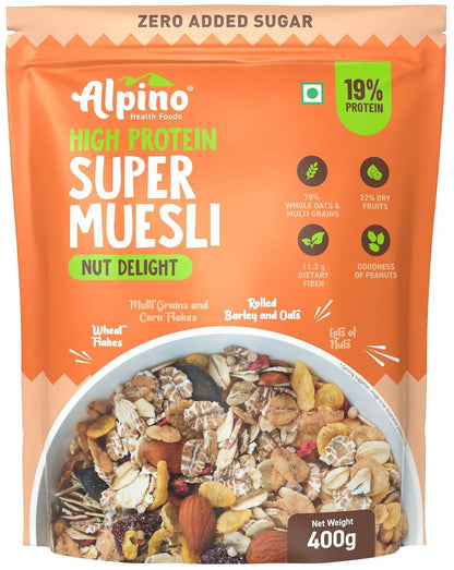 Alpino High Protein Super Muesli Nut Delight TrueCure