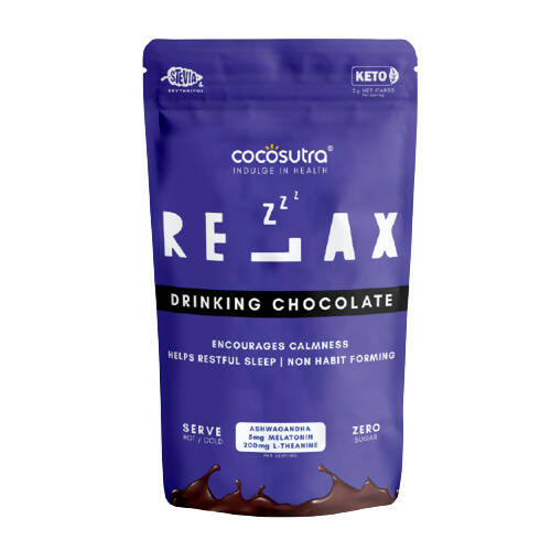 Cocosutra Lite Relax Sugar Free Drinking Chocolate Mix TrueCure