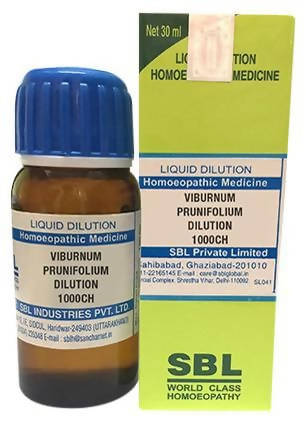 SBL Homeopathy Viburnum Prunifolium Dilution