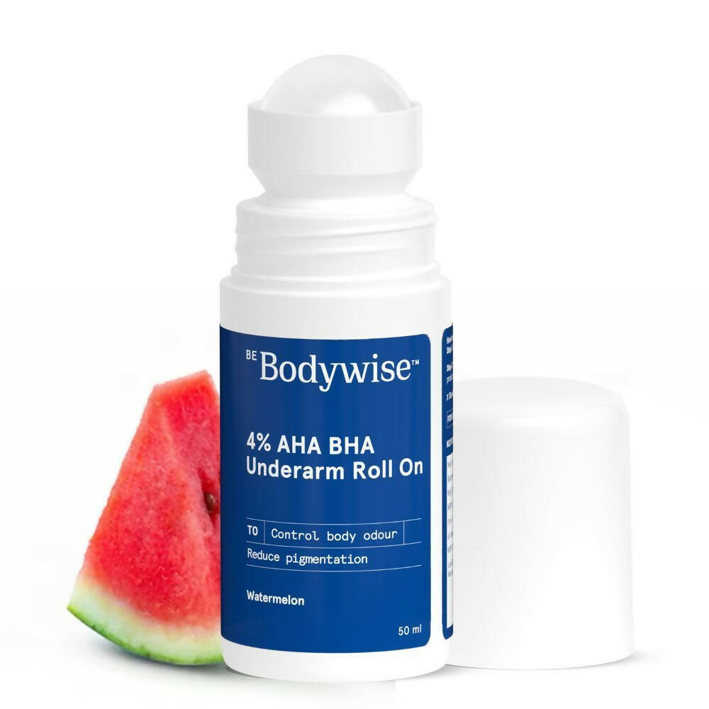 BeBodywise 4% AHA BHA Underarm Roll On Watermelon TrueCure