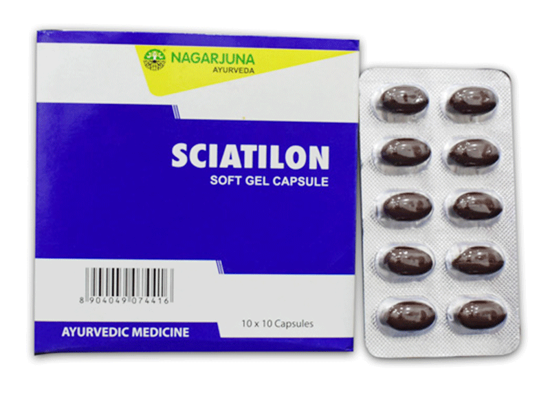 Nagarjuna Ayurveda Sciatilon Soft Gel Capsules