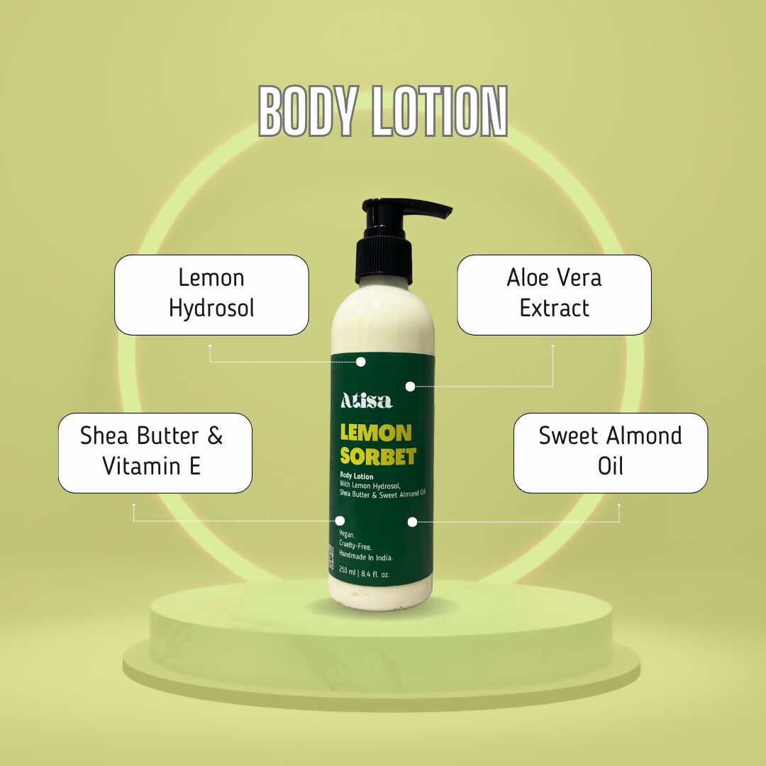 Atisa Lemon Sorbet Body Lotion