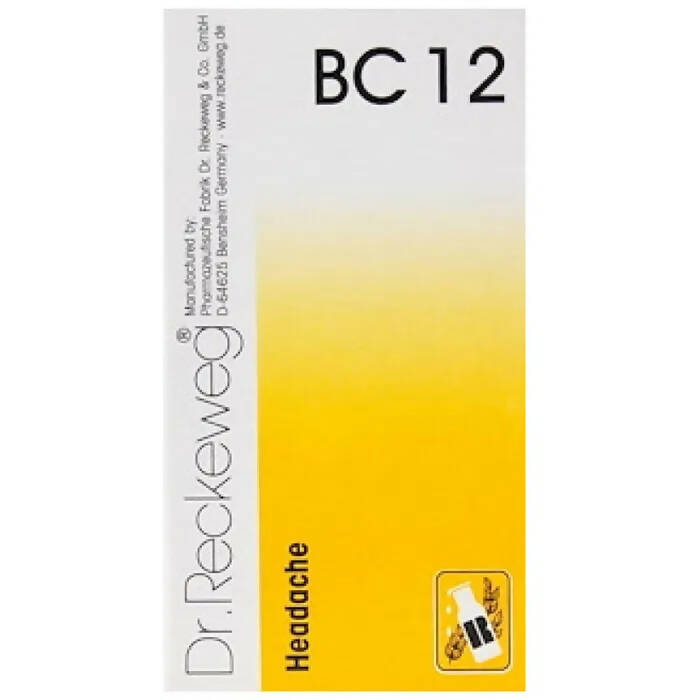 Dr. Reckeweg Bio-Combination 12 (BC 12) Tablets 