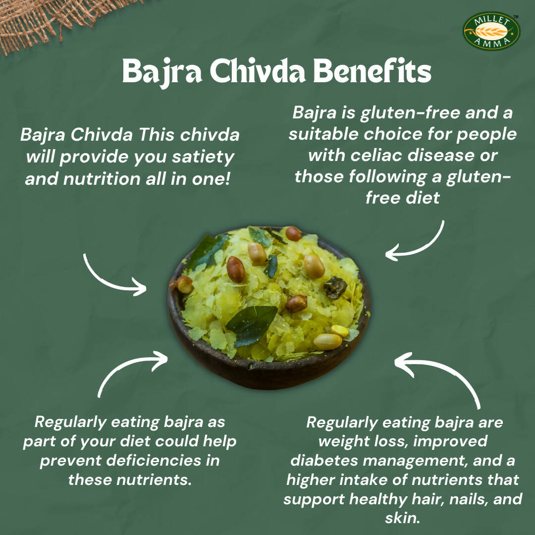 Millet Amma Organic Bajra Chivda Namkeen