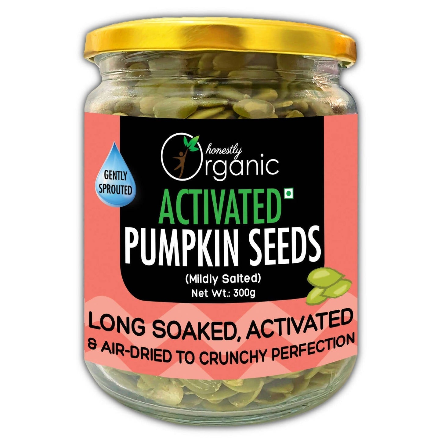 D-Alive Honestly Organic Activated Pumpkin Seeds 