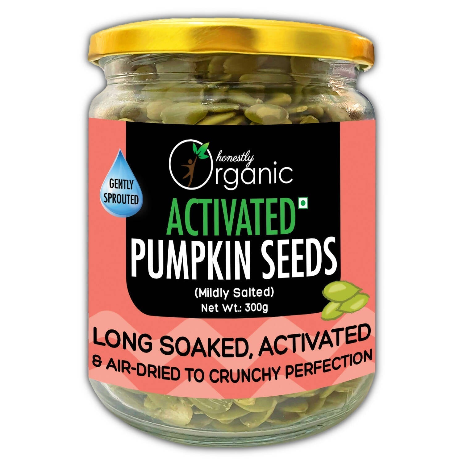 D-Alive Honestly Organic Activated Pumpkin Seeds 