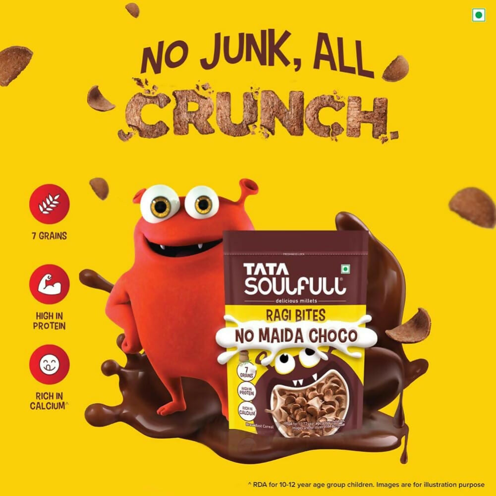 Tata Soulfull Ragi Bites Breakfast Cereals - No Maida Choco