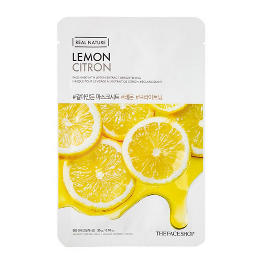 The Face Shop Real Nature Lemon Face Mask 