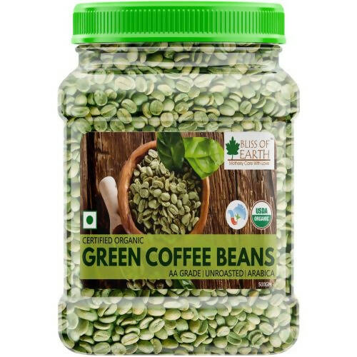 Bliss of Earth Certified Organic Green Coffee Beans 